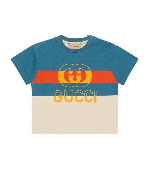 authentic gucci kids blue shirt